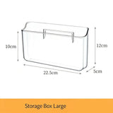 Wall Mount Clear Acrylic Storage Box, Large Size, Suitable For Bathroom Mirror Cabinet In Australia - Darrahopens