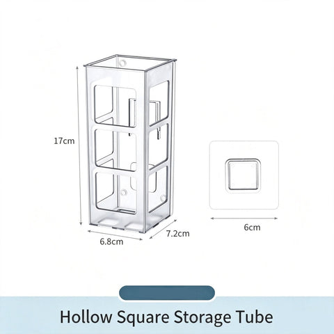 Hollow Square Acrylic Storage Tube, Multi-Purpose Holder For Makeup Brushes & Cosmetics In Australia - Darrahopens
