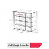 Clear 12 Grid Cosmetic Organiser, Large Capacity Acrylic Storage Tray For Vanity In Australia - Darrahopens