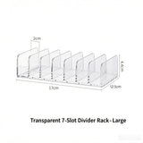 7 Grid Eyeshadow Storage Rack, Large Size Clear Acrylic Makeup Organiser In Australia - Darrahopens