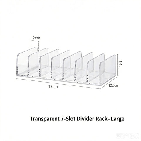 7 Grid Eyeshadow Storage Rack, Large Size Clear Acrylic Makeup Organiser In Australia - Darrahopens