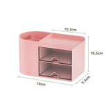 Pink Semicircle Desk Accessory Storage Holder, Non-Toxic Thickened Organiser, Soft Style Caddy For Warm Cosy Student Desks In Australia - Darrahopens