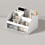 White Two Drawer Desktop Storage Case, Thickened Non-Toxic Desk Organiser, Convenient Storage For Students’ Daily Desk Supplies In Australia - Darrahopens