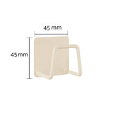 Self Adhesive No Punch Sponge Hanger, Bathroom Basin Accessory Holder, White 45mm, Practical Solution For Orderly Home Bathroom In Australia - Darrahopens