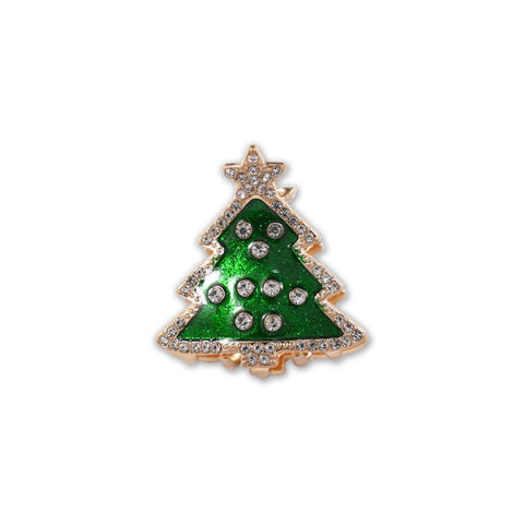 Cartoon Metal Shark Hair Clip, Christmas Tree Alloy Hair Claw, Xmas Party Women Hair Accessory