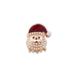 Cartoon Metal Alloy Shark Clip, Santa Claus Hair Claw, Women Christmas Outfit Hair Accessory