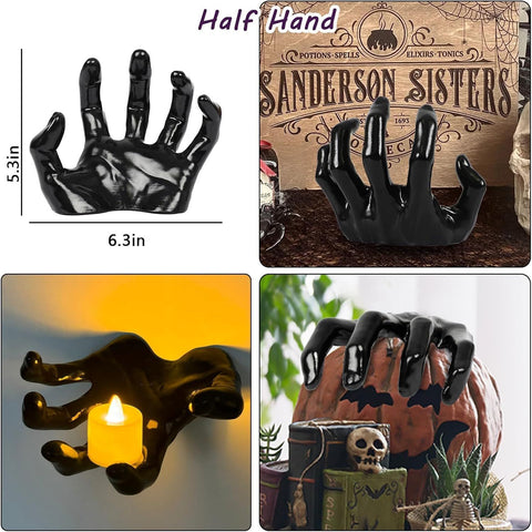 Creepy Ghost Hand Desktop Ornament, Halloween Haunted House & Christmas Decor Prop, No.1 Single Hand (Candles Not Included) In Australia - Darrahopens