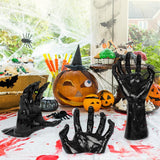 Creepy Ghost Hand Desktop Ornament, Halloween Haunted House & Christmas Decor Prop, No.1 Single Hand (Candles Not Included)