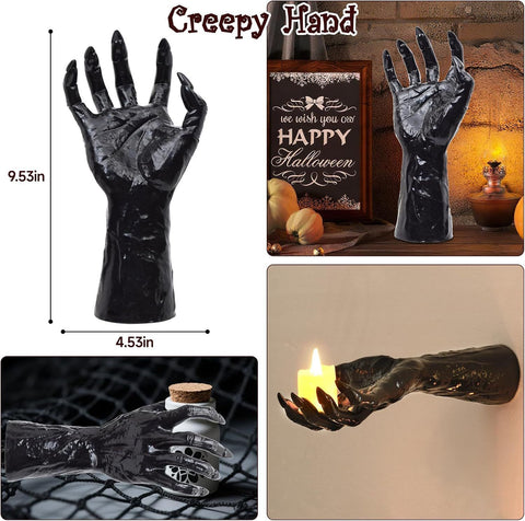 Horror Ghost Hand Decor Prop, Halloween Theme & Christmas Indoor Desktop Ornament, No.3 Single Hand (Candles Not Included) In Australia - Darrahopens