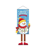 Snowman Print Hanging Tapestry, Christmas & Halloween Party Backdrop Decor Supplies, 110*40cm In Australia - Darrahopens