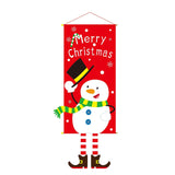Snowman Printed Hanging Flag, Household Christmas & Halloween Party Decor Backdrop, 110*40cm In Australia - Darrahopens