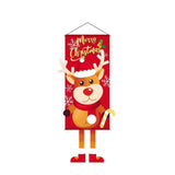 Red Elk Printed Hanging Banner, Christmas & Halloween Indoor Party Background Cloth, 110*40cm In Australia - Darrahopens