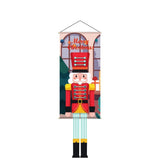 Nutcracker Soldier Print Hanging Flag, Christmas & Halloween Festival Scene Layout Backdrop, 110*40cm In Australia - Darrahopens