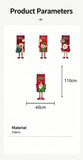 Elf Pattern Hanging Tapestry, Christmas & Halloween Scene Arrangement Decor Supplies, 110*40cm