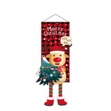Elk Print Hanging Banner, Christmas & Halloween Creative Printed Festival Party Background Cloth, 110*40cm In Australia - Darrahopens