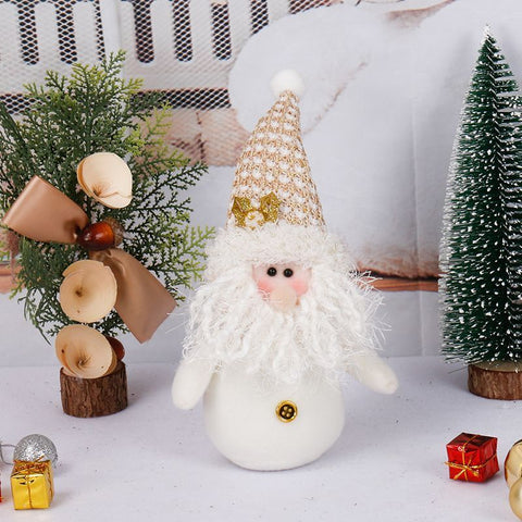 White Elder Figure Plush Doll, Christmas & Halloween Indoor Scene Decor, Festive Present In Australia - Darrahopens