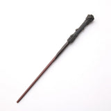 Hand Polished Resin Cosplay Wand, Holiday Themed Display Ornament, Style 1, Blue Gold Stamping Ribbon Gift Box