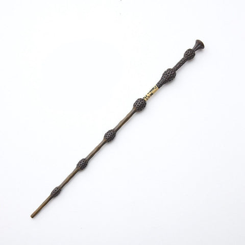 Classic Elder Resin Magic Wand With Thickened Metal Core, Holiday Themed Cosplay Decor, Style 6