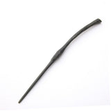 Curved Sculpted Resin Wizard Wand With Metal Core, Gothic Holiday Cosplay Decor, Style 18, Black Gold Stamping Ribbon Gift Box In Australia - Darrahopens