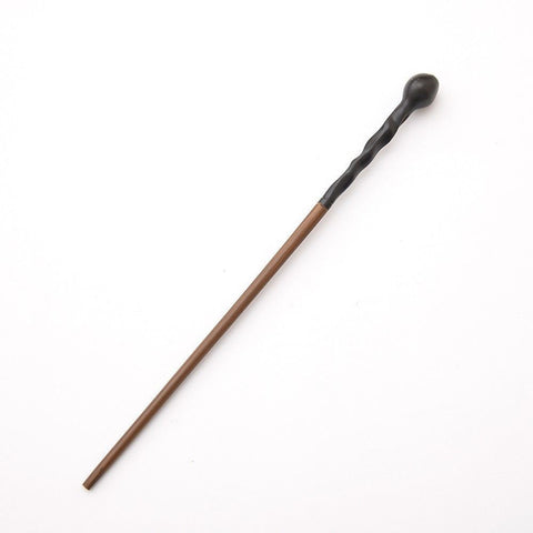 Medium Curved Resin Magic Wand With Built-in Metal Core, Mature Character Holiday Cosplay Prop, Style 23