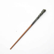 Odd Sculpt Resin Wizard Wand With Metal Inner Core, Eccentric Character Holiday Cosplay Prop, Style 34, Black Gold Stamping Ribbon Gift Box In Australia - Darrahopens