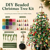 DIY Beaded Christmas Tree Kit, Winter Magic Style with LED Light Strings, Holiday Home Ornament, Relaxing Beading Craft, Full of Dreamy Festival Vibes In Australia - Darrahopens