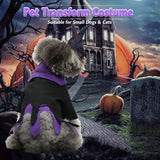 S Size Dark Tux Pet Costume, Fancy Dress for Halloween & Christmas, Lightweight for 2-3 kg Dogs and Cats In Australia - Darrahopens