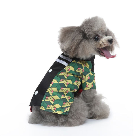 L Size Lava Flow Pet Costume, Fancy Dress for Halloween & Christmas, Lightweight for 5-6.5 kg Dogs and Cats