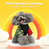 L Size Smoky Quartz Pet Costume, Fancy Dress for Halloween & Christmas, Lightweight for 5-6.5 kg Dogs and Cats