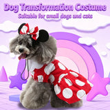 L Size Wave Stripe Pet Costume, Fancy Dress for Halloween & Christmas, Lightweight for 5-6.5 kg Dogs and Cats In Australia - Darrahopens