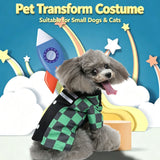 M Size Yonder Purple Pet Costume, Fancy Dress for Halloween & Christmas, Lightweight for 3.5-4.5 kg Dogs and Cats
