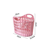 Extra Small Hollow-out Foldable Laundry Basket, Pink Wall Mount Hamper, Multi-use Bin for Clothing, Towels and Sundries In Australia - Darrahopens