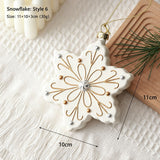 Snowflake Hanging Ornament, Holiday Decor Pendant Suitable for Christmas and Halloween Themed Layout In Australia - Darrahopens