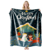 Daily‑use Flannel Air‑Conditioning Throw Blanket, Christmas & Halloween Home Ornament, Lovely Gift For Lounge And Nap Time, Style FLR‑100, Size M, 100x150cm In Australia - Darrahopens