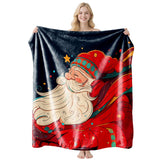 Light‑Weight Holiday Flannel Blanket, Sofa & Bed Throw, Desirable Present For Christmas & Halloween Family Gifting, Style FLR‑119, Size S, 100x130cm In Australia - Darrahopens