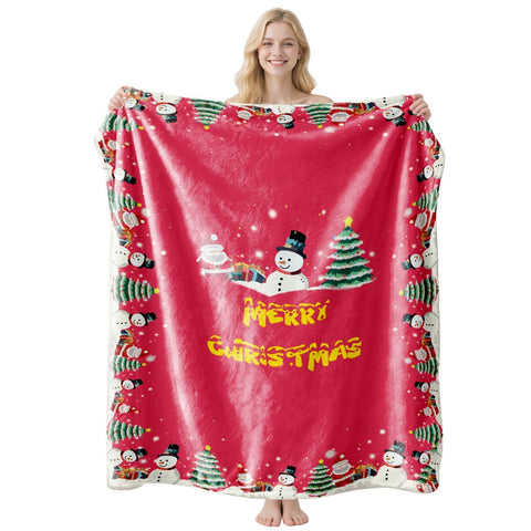 Christmas & Halloween Themed Flannel Blanket, Gentle Nap Rest Throw Cover, Nice Holiday Gifting Option For Indoor Household, Style FLR‑184, Size M, 100x150cm In Australia - Darrahopens