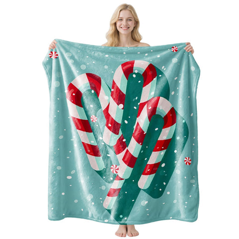 Soft‑Touch Indoor Flannel Blanket, Christmas & Halloween Air‑Condition Throw, Nice Gifting Selection For Daily Household Use, Style FLR‑187, Size M, 100x150cm In Australia - Darrahopens