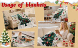 Christmas & Halloween Flannel Throw Blanket, Comfortable Rest Throw, Thoughtful Holiday Gift For Relatives And Friends, Style FLR‑192, Size S, 100x130cm In Australia - Darrahopens