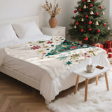 Christmas & Halloween Flannel Throw Blanket, Comfortable Rest Throw, Thoughtful Holiday Gift For Relatives And Friends, Style FLR‑192, Size S, 100x130cm