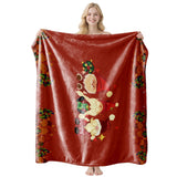 Soft‑Touch Indoor Flannel Blanket, Christmas & Halloween Air‑Condition Throw, Nice Gifting Selection For Everyday Home Usage, Style FLR‑198, Size M, 100x150cm In Australia - Darrahopens
