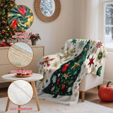 Soft‑Touch Indoor Flannel Blanket, Christmas & Halloween Air‑Condition Throw, Nice Gifting Selection For Everyday Home Usage, Style FLR‑198, Size M, 100x150cm