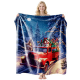 Snug Indoor Flannel Air‑Condition Throw Blanket, Christmas & Halloween Household Ornament, Nice Holiday Gifting Pick For Daily Household Relax, Style FLR‑201, Size M, 100x150cm In Australia - Darrahopens