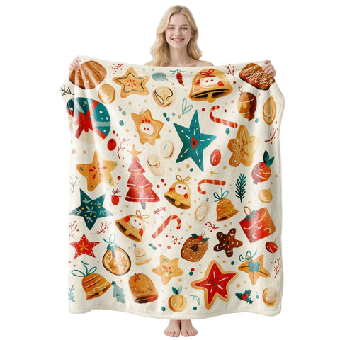 Everyday‑usable Flannel Air‑Condition Throw Blanket, Christmas & Halloween Home Decor Piece, Lovely Gift For Slow Relaxing Lounge Moments, Style FLR‑206, Size M, 100x150cm In Australia - Darrahopens