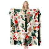 Visually‑pleasing Festive Flannel Throw Blanket, Multi‑scenario Air‑Condition Cover, Perfect Gift For Christmas & Halloween Full‑house Decor Layout, Style FLR‑211, Size L, 130x150cm In Australia - Darrahopens