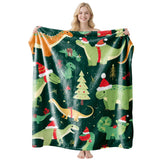 Light‑weight Holiday Flannel Throw, Decorative Couch Blanket For Christmas & Halloween, Delightful Present For Kin Holiday Gift Exchange, Style FLR‑216, Size S, 100x130cm In Australia - Darrahopens