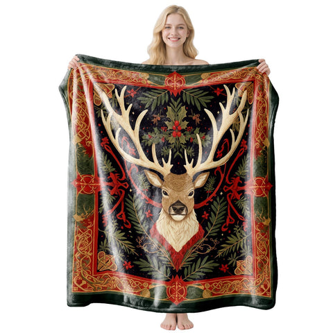 Everyday‑ready Flannel Air‑condition Throw Blanket, Christmas & Halloween Home Furnishing Accessory, Lovely Gift For Slow‑paced Lounge Relaxing Moments, Style FLR‑218, Size M, 100x150cm In Australia - Darrahopens