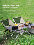 ONEFOREST Ultralight Portable Camping 3-in-1 Set with White Canopy, Tote Bag Integrated Outdoor Combination Kit, Foldable Camping Gear for Picnic, Backpacking, Self-driving Trip, Ideal Practical Present for Christmas and Holiday Gift Giving