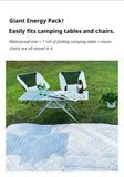 ONEFOREST 3-in-1 Tote Bag Camping Set with Black Ground Mat, Ultralight Foldable Outdoor Kit for Picnic & Travel, Christmas Holiday Practical Gift