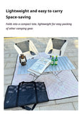 ONEFOREST 3-in-1 Tote Bag Camping Set with Black Ground Mat, Ultralight Foldable Outdoor Kit for Picnic & Travel, Christmas Holiday Practical Gift