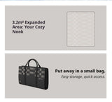 ONEFOREST 3-in-1 Tote Bag Camping Set with Black Ground Mat, Ultralight Foldable Outdoor Kit for Picnic & Travel, Christmas Holiday Practical Gift